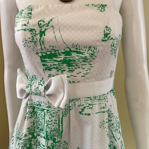 Lilly Pulitzer Darlene’s Dress Spring Fever Toile - Picture 2 of 7